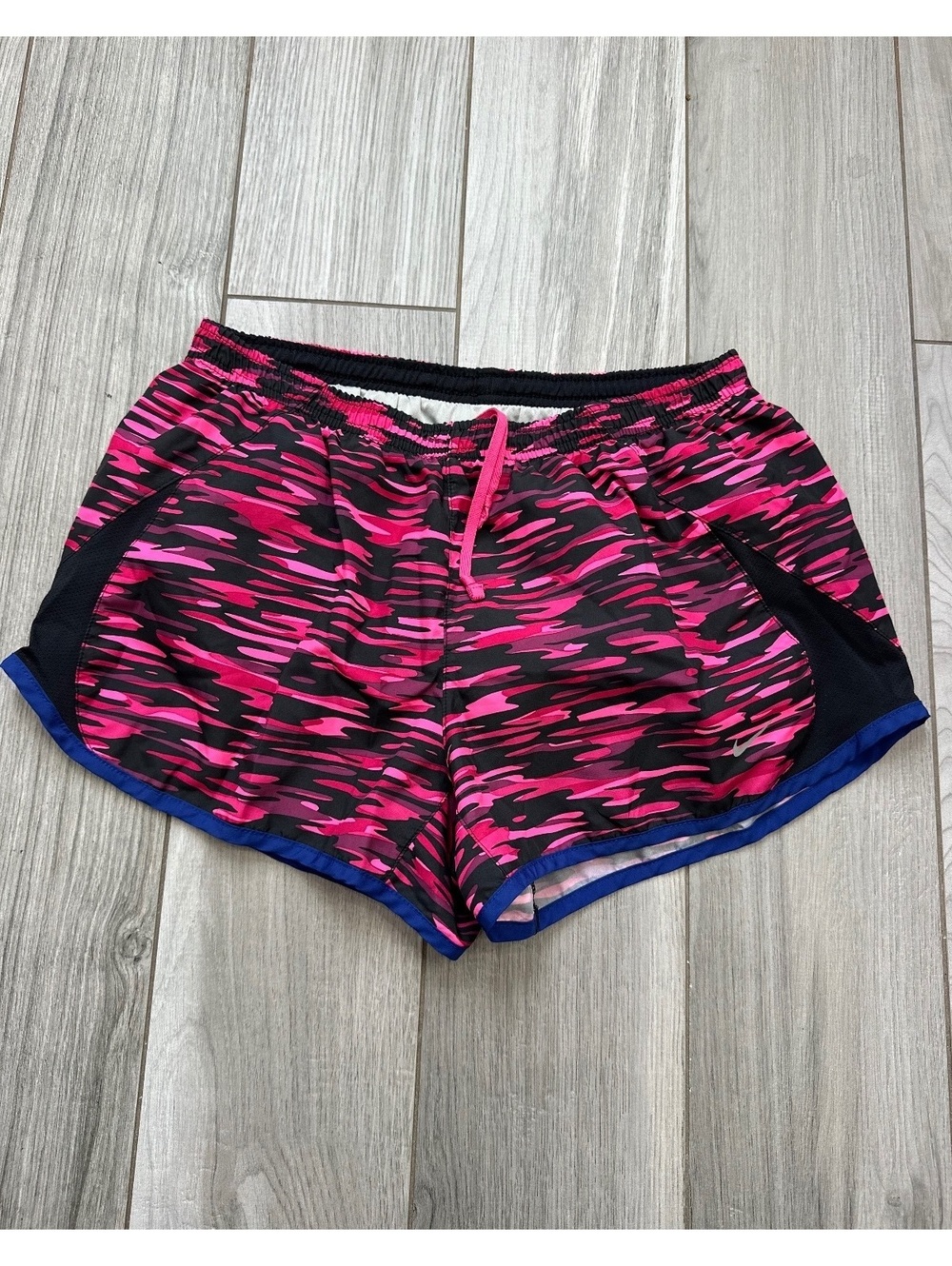Nike Women's Athletic Running Shorts Pink Black Size M